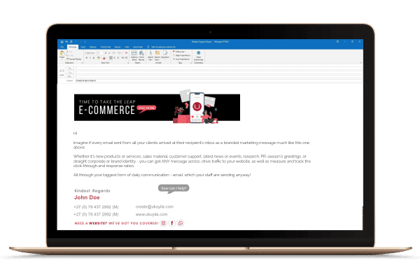 Email Branding Solutions by Ukuyila