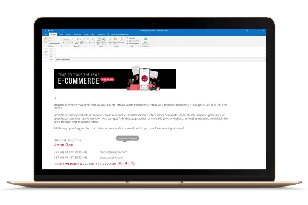 Email Branding Solutions by Ukuyila Email Branding Solutions by Ukuyila